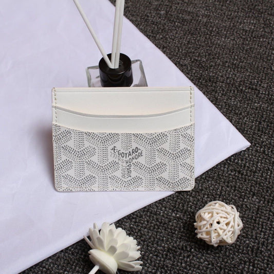 Goyard Card Holder White