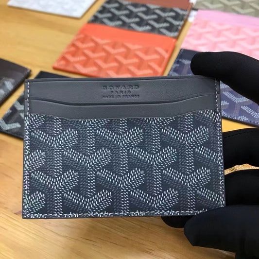 Goyard Card Holder Navy