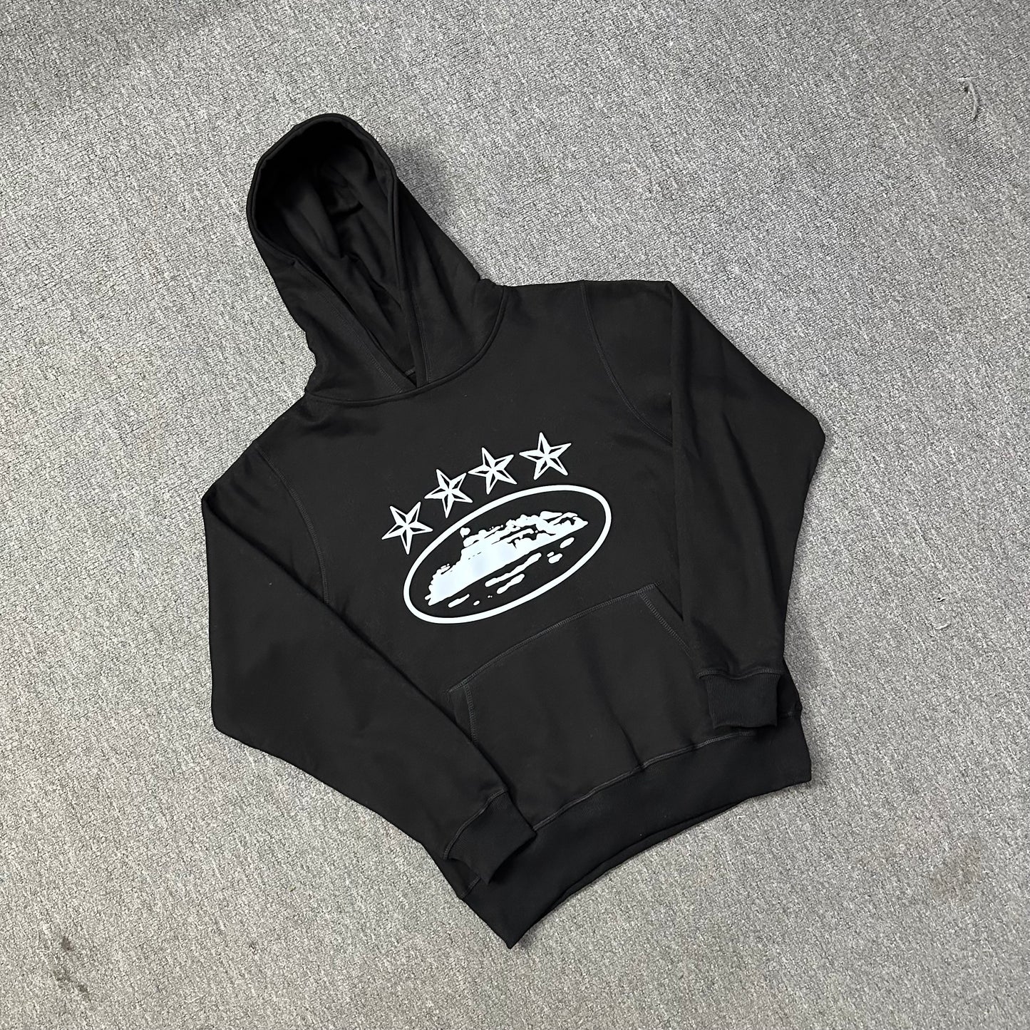 Corteiz Hoodie (Black/White)