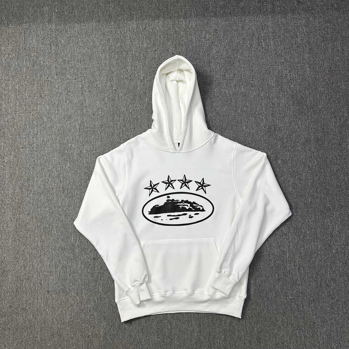 Corteiz Hoodie (Black/White)