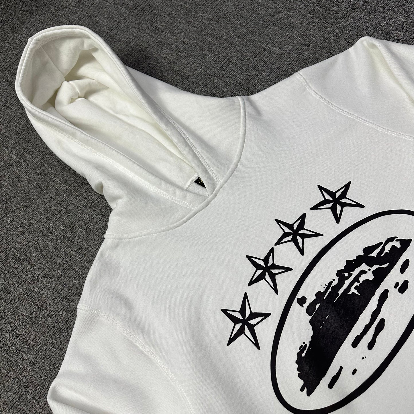 Corteiz Hoodie (Black/White)