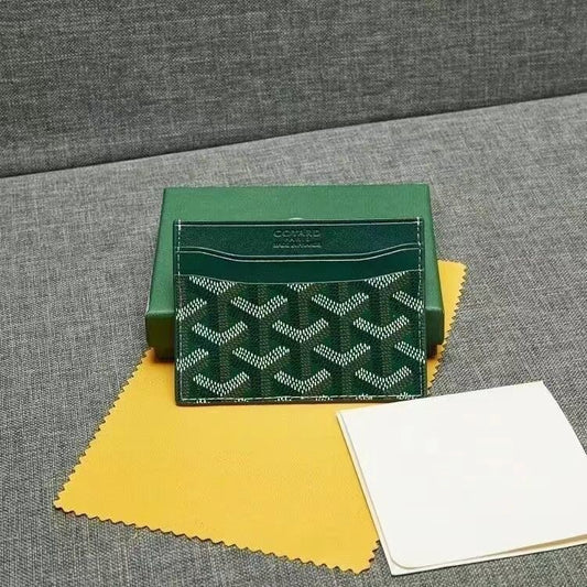 Goyard Card Holder Green